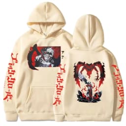 Black Clover Anime Clothes Asta Printed Men Women Hoodies Plus Size Sweatshirt Comfortable Sweatshirt Harajuku Uisex Streetwear