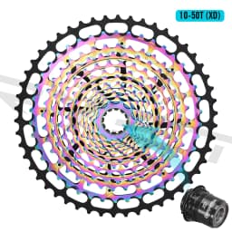 SPEDAO 12 Speed MTB Cassette 10-52T 10-50T 11-50T XD HG Freewheel Lightweight CNC K7 Sprocket Drivetrain Upgrade Bike Parts
