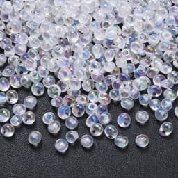 100pcs 5mm Water Drop Shape Glass Hanging Beads Colorful Czech Glass Seed Beads DIY Jewelry Making Beaded Bracelet Necklac