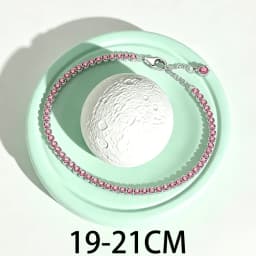 2026 New 925 Silver Purple Plant Bee Specimen Women's Tennis Adjustable Bracelet Display Tool DIY Exquisite Charm Jewelry