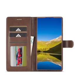 Business Leather Case for Samsung Galaxy S26 S25 Ultra S24 FE S23 Plus A17 A16 A26 A36 A56 A37 A57 Flip Wallet Card Phone Cover