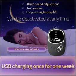 ABZW Sleep Aid Device Relieve Ear Clip Vagus Nerve Stimulation For Relief Insomnia Promote Fast Deep Sleep Anxiety Alleviation
