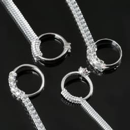 5Pcs/Lot Ring Adjusting Pad Size Transparent Ring Adjuster Light Spring Rope Ring Spring TPU Plastic Spring