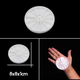 Rectangle Round Square Transparent Plastic Carrying Case For Bead Compartment Adjustable Container Jewelry Storage Box Wholesale