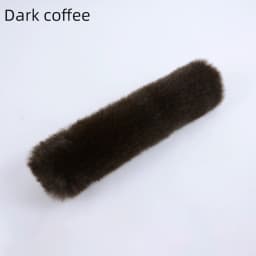 New 1 Pc Plush Fur Furry Bag Strap Covers Sleeves with Loop Fastener Cover for Bag Handles Replacements Accessories