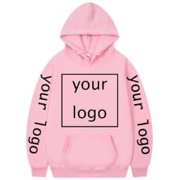2025 Private Customized Yours LOGO Graphic Print Hoodie Fashion Casual Hooded Sweatshirt Men Women High Quality Fleece Pullovers