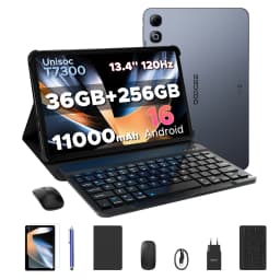 DOOGEE U13 Pro 2 in 1 Tablet PC 13.4" Screen Android 16 11000mAh 36GB RAM(6+30) 256GB ROM Gemini AI Widevine L1 Netflix Supports