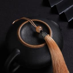 10Pcs Tassels Silky Handmade Soft Tassels Jade Bead Tassels DIY Craft Jewelry Car Key Chain Decor Pendants Smooth Fringe Trim