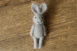 Newborn Photography Props Handmade Dolls Knitted Rabbit Bear Baby Photography Studio Accessoires