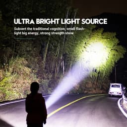 Portable Mini LED Flashlight Powerful 3*Wick Small Pocket Torch USB Rechargeable Strong Light Lantern Super Bright Cap Clip Lamp