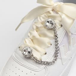 1 Pair Shoe Buckle Clips Shoelace Chain Charms Sneakers Colorful Crystal Gemstone Decoration Ornaments Pendant Trend Accessories