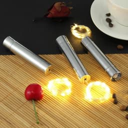 10PCS 2M Cork Shaped Wine Bottle Lights LED Christmas Starry String Lights Copper Wire Holiday New Year Bottle Fairy Light