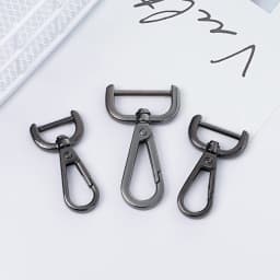 1Pcs Metal Detachable Snap Hook Trigger Clips Buckles for Leather Craft Bag Strap Belt Handle Shoulder Webbing Buckle Hook