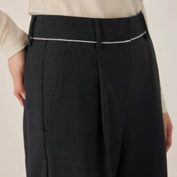 KL9523338 High-Waisted Wide Leg Wool Blend Pants for Women Pleated Front Fall Fashion Women's Clothing
