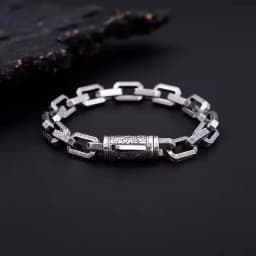 Never fade stainless steel link chain bracelet