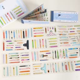 Journal GO 24pcs Thread Fluff Nook PET Stickers Lace Line Coil & Pen Decals for Journaling Scrapbooking Mobile Card DIY Crafts