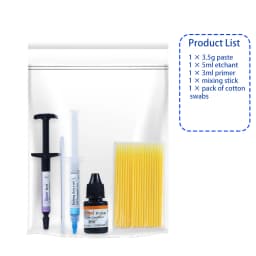 Dental Orthodontic Adhesive Light Cure Glue Kit Blue Glue Green Glue Paste Primer Etching Invisible Bonding For Brackets Braces