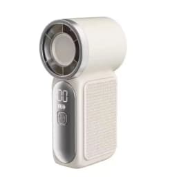 Handheld Mini Fan 5 Speed Adjust Type C Rechargeable Portable Fan Digital Display Desktop Fan Outdoor Use