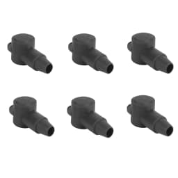 10/6 PCS Positive Negative Battery Terminal Covers Car Battery Insulation Protective Cable Lug Protector Caps Silicone Rubber