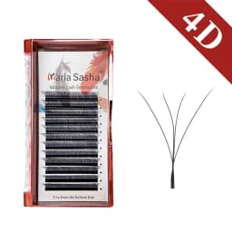 MARIA W Shape Eyelash Extensions 3D 4D 5D 6D 7D Premade Fans Speed Eyelash Extensions Natural Soft Light Full Dense