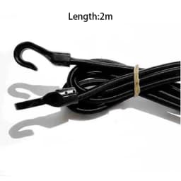 1m/1.5m/2m Heavy Duty Elastic Bungee Shock Cord Strap Stretch Plastic Hook Car Luggage Tent Kayak Boat Canoe Bikes Rope Tie