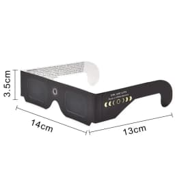 6pcs Random Color Solar-Eclipse Glasses Portable Uv Protection Eyeglasses For Children Adult For Travel Observing Solar-Eclipse