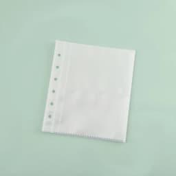 A7 Square Binder Notebook Cover Photo Sticker Collect Grid Blank Diary Agenda Planner Paper Cover School Stationery