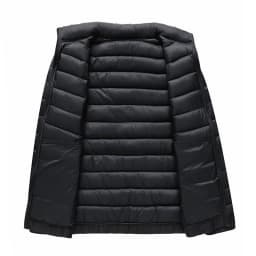 Men's winter jacket Simple stand collar Cotton coat New thick warm parkas