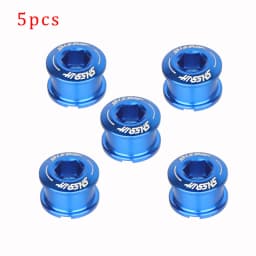 HASSNS Chainring Bolts 5Pcs Integrated Crankset Mtb Chainwheel Screws Monoplate Cranks Bicycle Dental Plate 6.5mm Mountain Bike