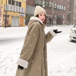 Lamb wool Cotton Jacket Women's Korea Loose 2026 New Winter Plus velvet Snow Parkas Warm Hooded Coat Casual Female Long Overcoat