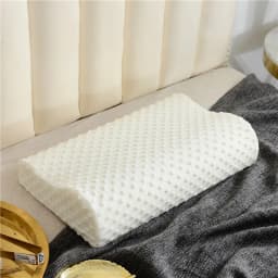 Adjustable Memory Foam Side Sleeping Pillow Orthopedic Curve Neck Support Relieve Neck Shoulder Pain Ergonomic Cervical Support