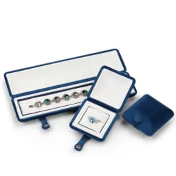 High Grade Double Open Jewelry Box Velvet Engagement Ring Box Wedding Ring Necklace Earring Gift Boxes Organizers Storage