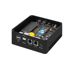Metal NAS Mini PC Intel N350 N95 2x2.5G LAN 2xNVMe DDR5 3x4K HTPC Firewall Router Office NUC Home Server