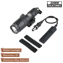 Surefir M300 M600 Flashlight With AXON Dual Function Remote Pressure Switch Fit 20mm Rail Hunting Tactical Airsoft Light