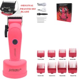 JUCAI Mini Candy Professional Hair Clipper for Men 7200RPM Brushless Motor Phantecho DLCBlade Base Charger Haircut Machine