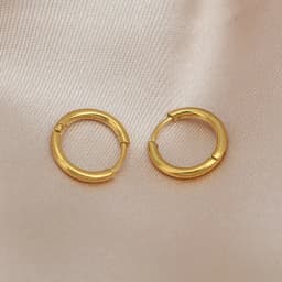 Stainless Steel Hoop Earrings Nose Ring Smooth Small Rounded Dainty Huggies Helix Daith Men Women Piercing Jewelry 18G
