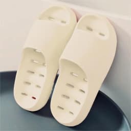 bEVA slippers, non-slip, deodorant, home bath slippers, bathroom hotel, hollow leaking slippers for men and women, summer