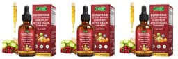 Lenm Berberine Liquid Drops with Ceylon Cinnamon Chromium Bitter Melon Turmeric for Metabolic Wellness Support 60ml 30 Servings