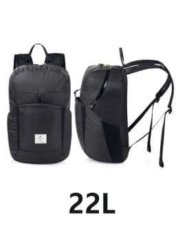 Naturehike Backpack 22L Ultralight Outdoor Waterproof Folding Backpack for Men Women Camping Hiking Shoulder Bag High Capacity