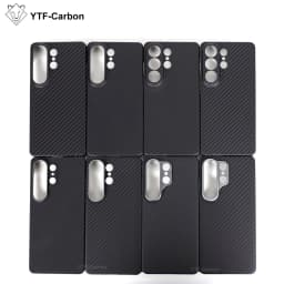 YTF-carbon Luxury Real Kevlar Case for Samsung Galaxy S26 Ultra/S26Plus/S26, Aramid Fiber Magnetic MagSafe Cover