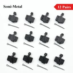 Semi-Metal 2/4/12Pairs E-Scooters & MTB Brake Pads For Sram Level Elixir Nutt Kugoo G1 Dualtron Thunder VSETT 10+ Zero 8X 10X