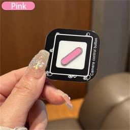 Glitter Diamond Alloy Metal Camera Control Button Cover for iPhone 17 16ProMax Plus Sensitive Smart Lens Capture Button Case