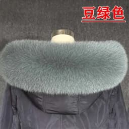Real Fox Fur Collar Women Universal Hat Strip Down Jacket Fur Collar Winter Warm Fur Scarf Shawl Luxury Neck Warmer Fur Scarf