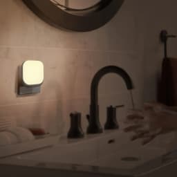 2pcs Plug-in Night Light with Light Sensor Technology, 4-Level Adjustable Brightness and Auto On/Off Function in the Dark