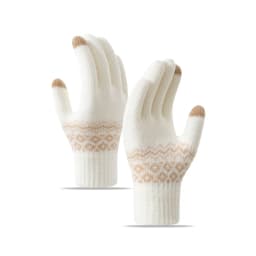 New Touchable Screen Winter Gloves Warm Knitted Touch Screen Gloves Full Finger Windproof Cold Proof Gloves Outdoor Sports