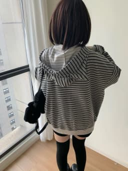 NiceMix Cutecore Jirai Kei Cat Ear Cute Oversized Hoodie Women Y2k Kawaii Zip Up Harajuku Худи Кофта