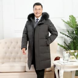 Luxury Brand Men's Down Coat And Parkas Top Quality Man Goose Down Jacket Thick Winter Padded Puffer Jacket Overcoat Padding HY7