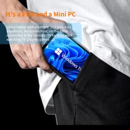 Sibolan 12-Gen Mini PC with 7 inch LCD Screen Inter N150/200/305 DDR5 3.7Hz Support WIFI 6.0 BT 5.2 For Home Office & Gaming