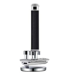Premium Single Blade Safety Razors, Double Edge Razor Blade, Shaving Razors for Men with Razor Stand and 5 Platinum blades