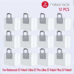 For Roborock S7 MaxV Ultra S7 Pro Ultra Accessories S7 MaxV Plus Main Side Brush Mop Hepa Filter Dust Bag Robot Vacuum Cleaner